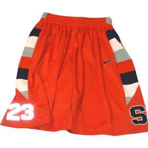 23 Eric Devendorf Game Used 07 08 Syracuse Orange Shorts   Other 