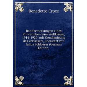   (German Edition) Benedetto Croce 9785875467448  Books
