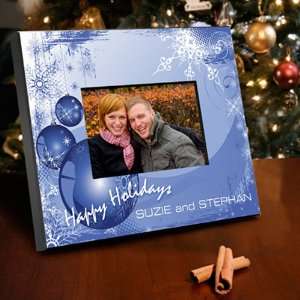  Wedding Favors Personalized Blue Christmas Picture Frame 