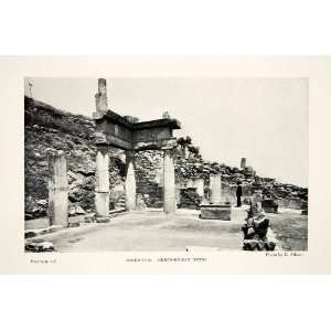  1904 Print Greco Roman Ruins Soluntum Italy Ancient 