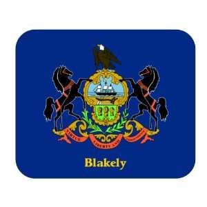  US State Flag   Blakely, Pennsylvania (PA) Mouse Pad 