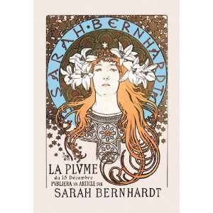  Sarah Bernhardt 28X42 Canvas Giclee