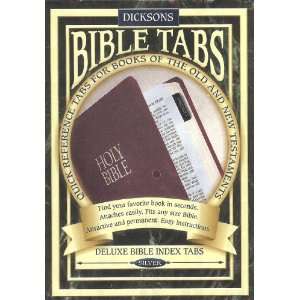  Dicksons Bible Index Tabs   Deluxe Silver 