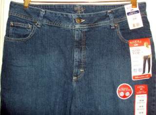 RIDERS by LEE SLIMS YOU COTTON STRETCH DENIM JEANS Size 18 NWT  