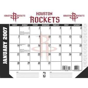  Houston Rockets 22x17 Desk Calendar 2007 Sports 