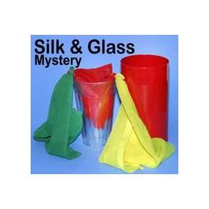   & Glass Mystery Mirror w/ Silks Magic Trick Stage 