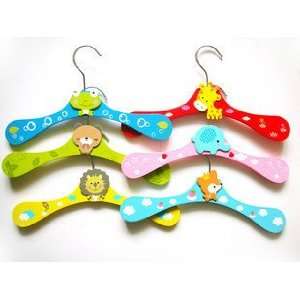   /Kids Wooden Decorative Cute Animal Clothes Hangers