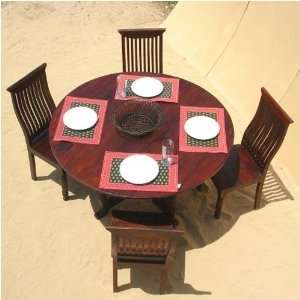  Solid Wood Kitchen Round Dining Dinette Breakfast Table 