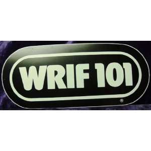 WRIF Detroit Radio, Bumper Sticker Black