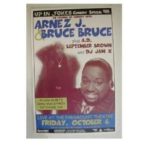    Arnez J & Bruce Bruce Handbill Poster October 6 J.