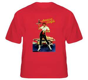 American Graffiti Retro Movie Poster Classic Red TShirt  