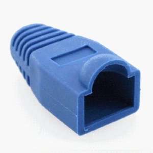  CAT 6 Blue RJ45 Snagless Boots with Strain Relief, Bag of 
