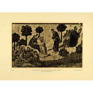  1931 Collotype Duccio Di Buoninsegna Maesta Prayer Garden 