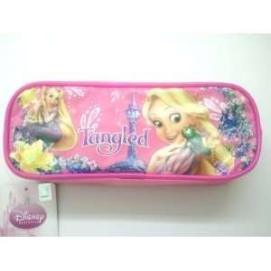 Disney Princess Tangled Rapunzel Zippered Cosmetic Bag / Pencil Case 