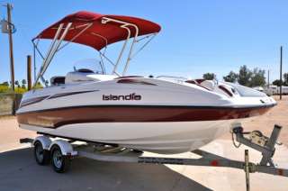 2006 Sea Doo Islandia SE Jet Boat deck runabout tower twin engine only 