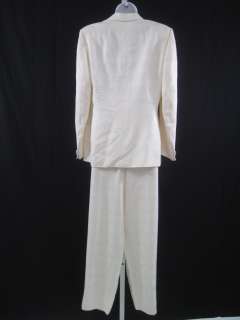 GIANNI VERSACE COUTURE Silk Blazer Pants Suit Sz 46  