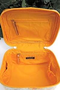 KATE SPADE Yellow Paley Paisley SMALL NATALIE COSMETIC Bag MAKE UP 