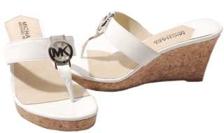 Michael Kors Palm Beach Patent Wedges Womens Shoes  