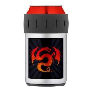  Thermos Can Cooler Koozie Tribal Fire Dragon Everything 