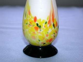 Beautiful Vintage Murano Italy Blown Art Glass Vase  