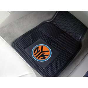  NBA New York Knicks 2 Piece Heavy Duty Vinyl Floor Car Mat 