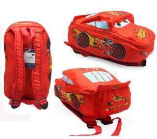 Child Disney Pixar Cars McQueen Kids Boys Girls Backpack School Bag 