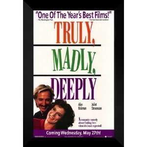  Truly Madly Deeply 27x40 FRAMED Movie Poster   Style A 