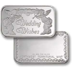  Wedding Wishes Bar Silver 