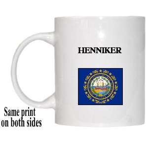  US State Flag   HENNIKER, New Hampshire (NH) Mug 