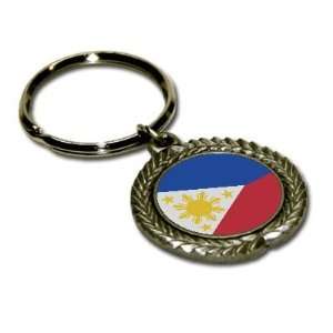  Philippines Flag Pewter Key Chain
