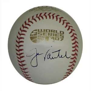 Autographed Jason Varitek 2007 World Series Baseball (MLB 