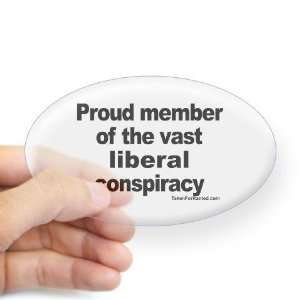  Proud member of the vast libe Humor Oval Sticker by 