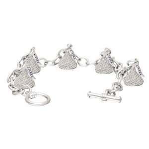 Hersheys Kiss Jewelry Sterling Silver with CZ Small Flat Back Shaped 