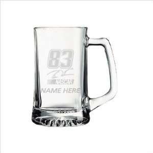   Glass Nascars Brian Vickers 25 Ounce Sport Mug