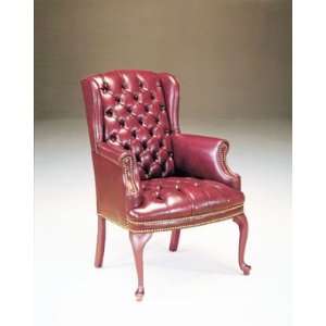   4073 Wing Back Traditional Guest Visitor Side Chair