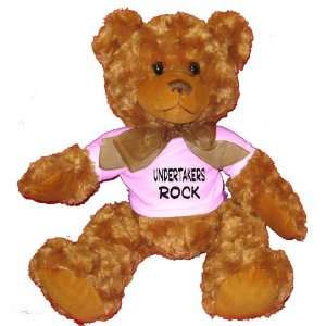  Undertakers Rock Plush Teddy Bear with WHITE T Shirt Toys 
