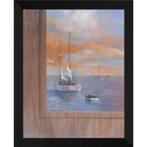 Vivien Rhyan FRAMED Art 26x32 Sailing At Sunset I 