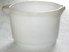 vintage opaque milk glass measuring 3 cup mixing bowl tab