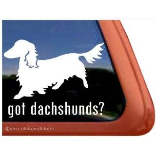  I Love My Dachshund Vinyl Window Decal Dog Sticker 