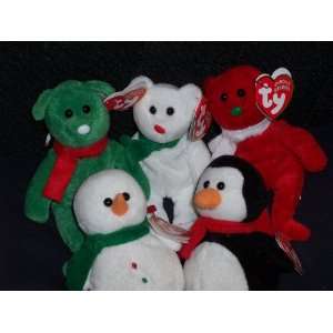  TY Jingle Beanie Babies   Holiday 2007 set of 5 ( 