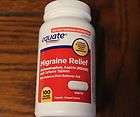 Excedrin generic Migraine Relief 100 tablets   Acet., Asprin, and 