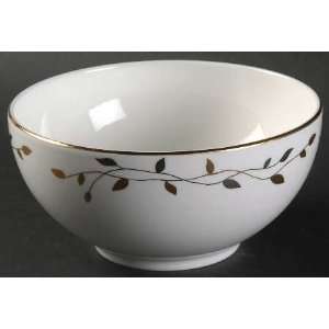  Wedgwood Gilded Leaf 5 All Purpose (Cereal) Bowl, Fine 