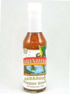 Trinidad Extra Hot Habanero Pepper Hot Sauce  