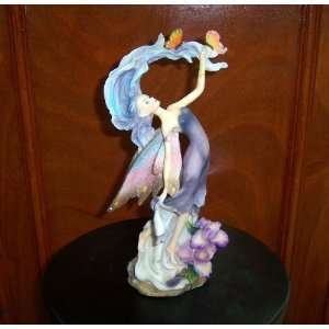   Lady Beauty and the Butterflies Statue Figurine    11