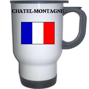  France   CHATEL MONTAGNE White Stainless Steel Mug 