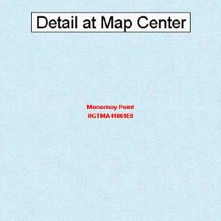  USGS Topographic Quadrangle Map   Monomoy Point 