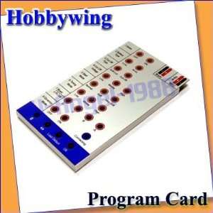  hobbywing program card for rc airplane helicopter esc 