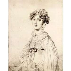   Ingres   24 x 32 inches   Lady William Henry Cavend
