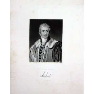  William Pitt Amherst Earl Amherst 1847 Antique Portrait 