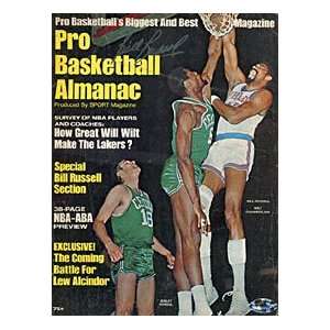  Bill Russell Autographed / Signed 1967 Pro Basketball 
